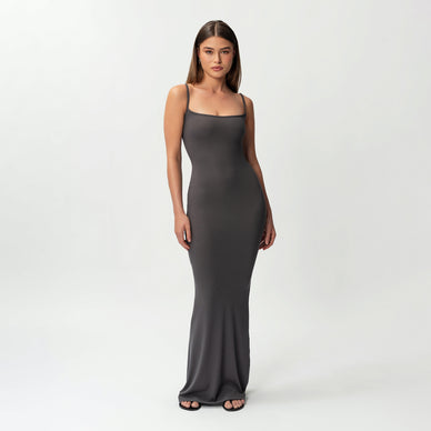 Silk maxi slip dress deals